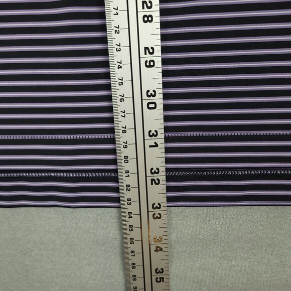 Peter Millar Summer Comfort Men's Short Sleeve Polo Shirt XL Striped Purple NWT - Picture 9 of 10